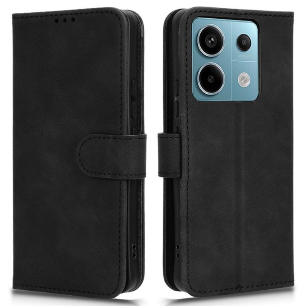 Kožený Kryt Xiaomi Redmi Note 13 5g Semišový Efekt
