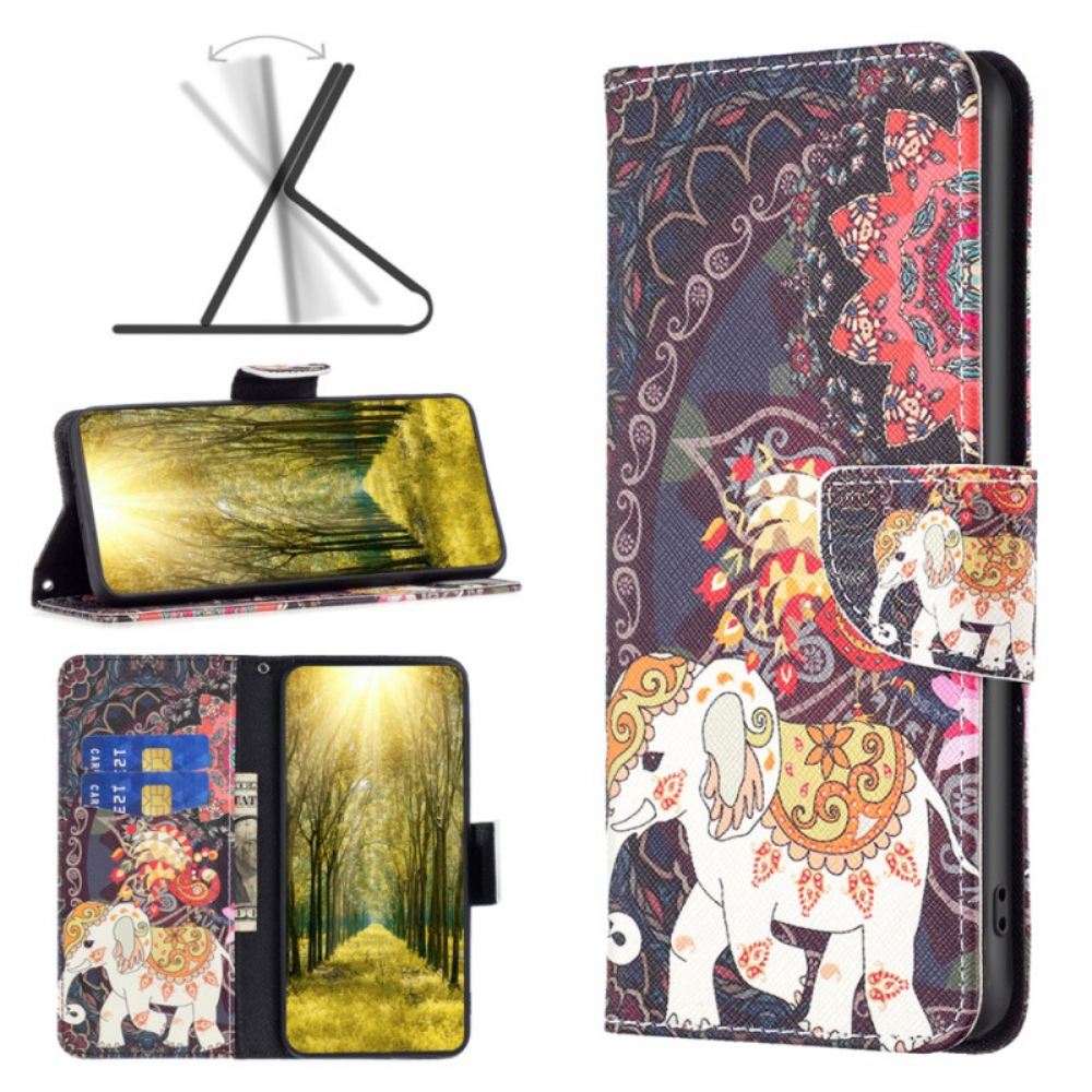 Kožený Kryt Xiaomi Redmi Note 13 5g Slon Indický