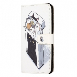 Kožený Kryt Xiaomi Redmi Note 13 5g Tanga Cats