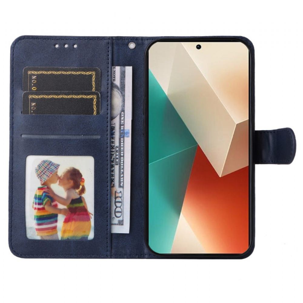 Kožený Kryt Xiaomi Redmi Note 13 5g Špičkový Řemínek