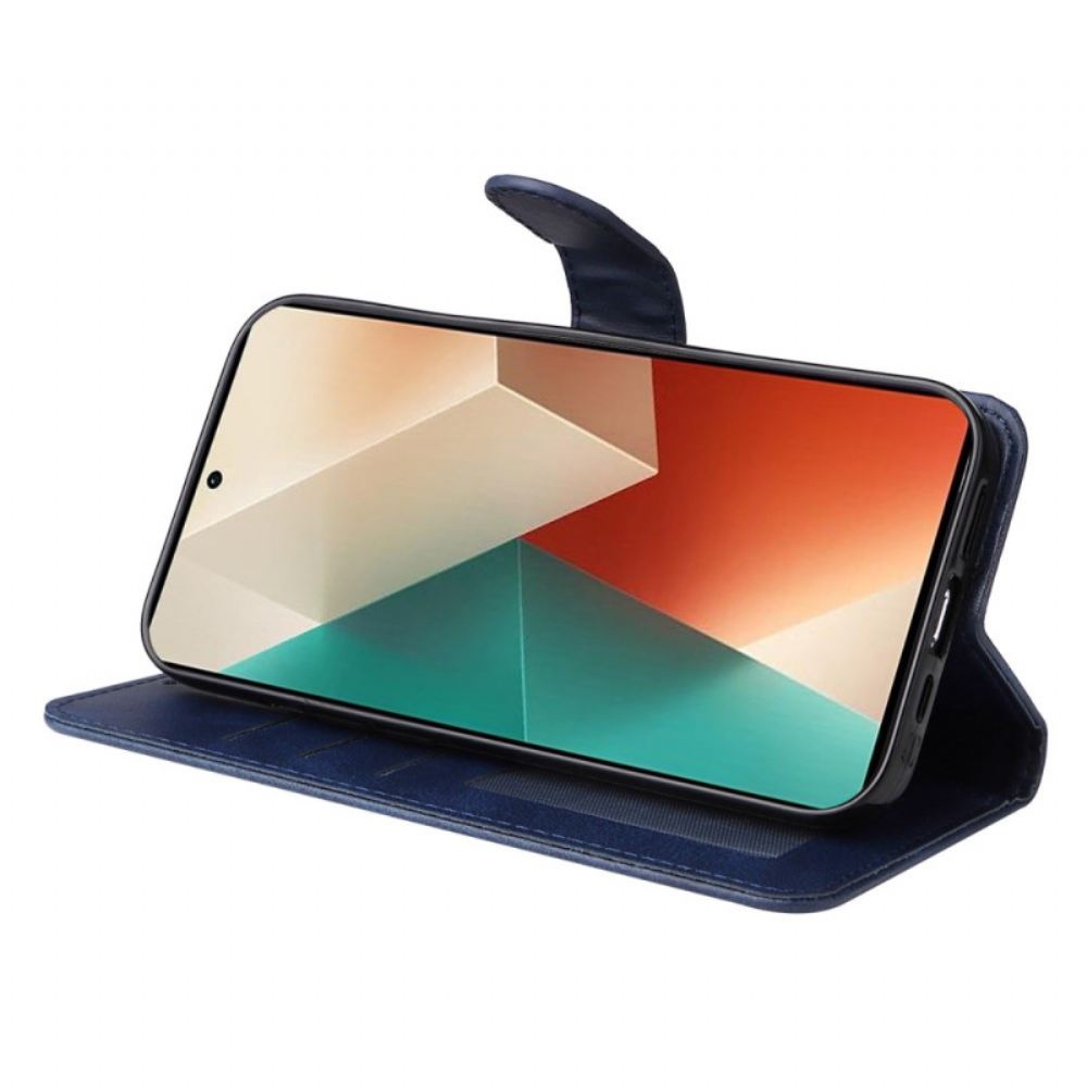 Kožený Kryt Xiaomi Redmi Note 13 5g Špičkový Řemínek