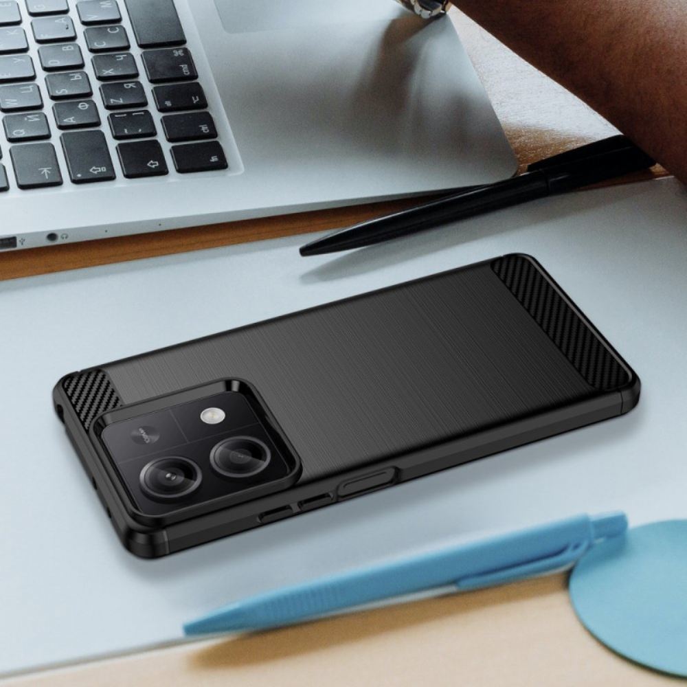 Kryt Na Xiaomi Redmi Note 13 5g Kartáčované Uhlíkové Vlákno