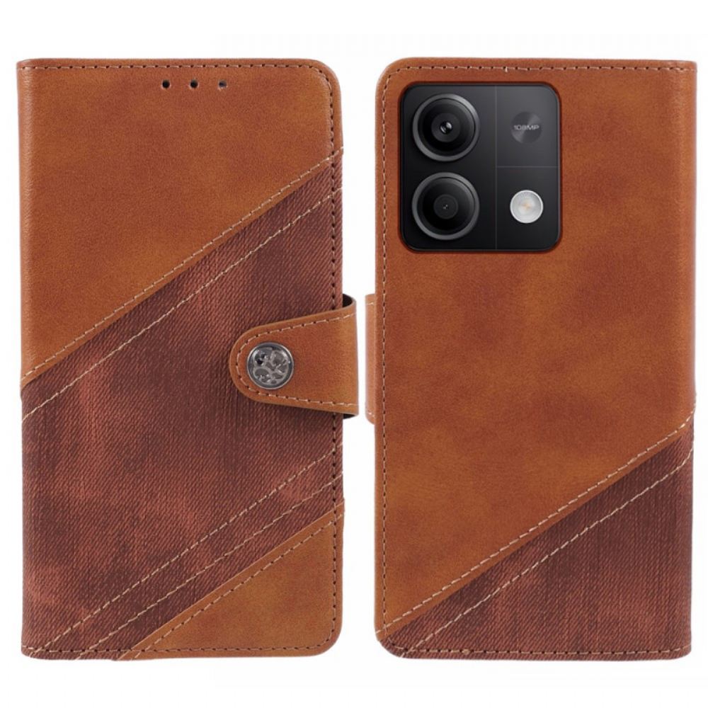 Peněženková Pouzdra Xiaomi Redmi Note 13 5g Kryty Na Mobil Bi-textura