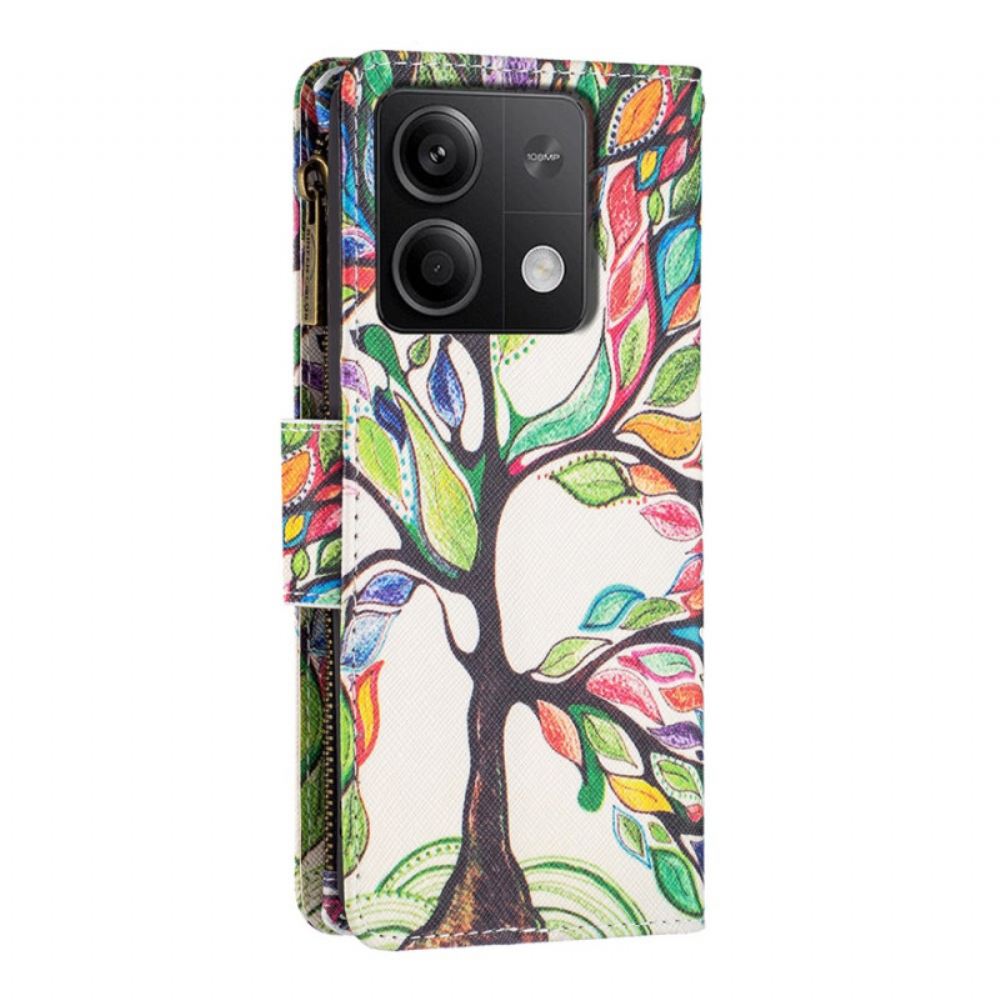 Peněženková Pouzdra Xiaomi Redmi Note 13 5g Kryty Na Mobil Peněženka Tree Of Life S Popruhem