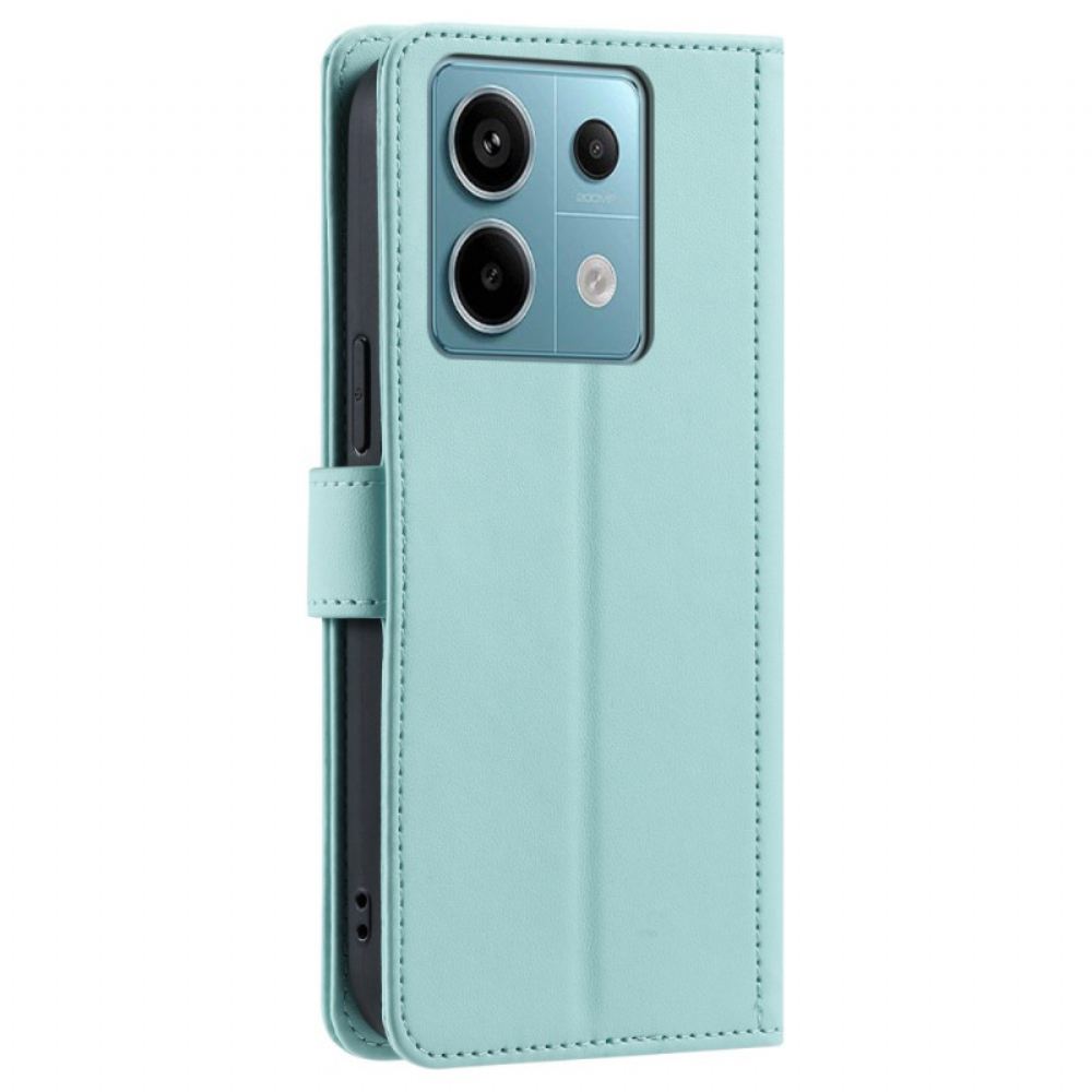 Peněženková Pouzdra Xiaomi Redmi Note 13 5g Kryty Na Mobil Polstrovaný Ramenní Popruh