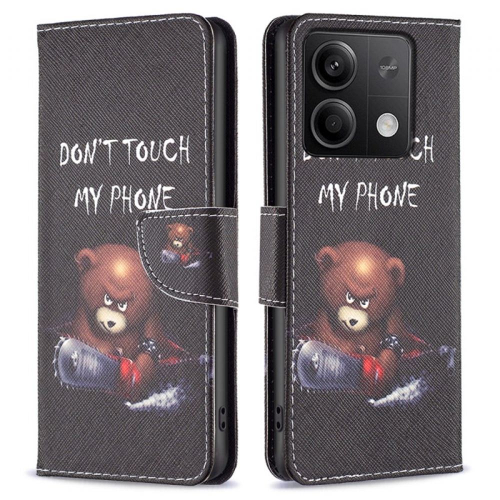 Peněženková Pouzdra Xiaomi Redmi Note 13 5g Medvěd Dangerex