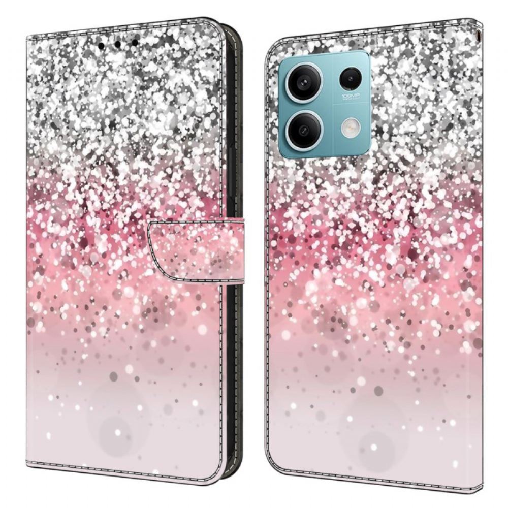 Peněženková Pouzdra Xiaomi Redmi Note 13 5g Přechodový Třpyt