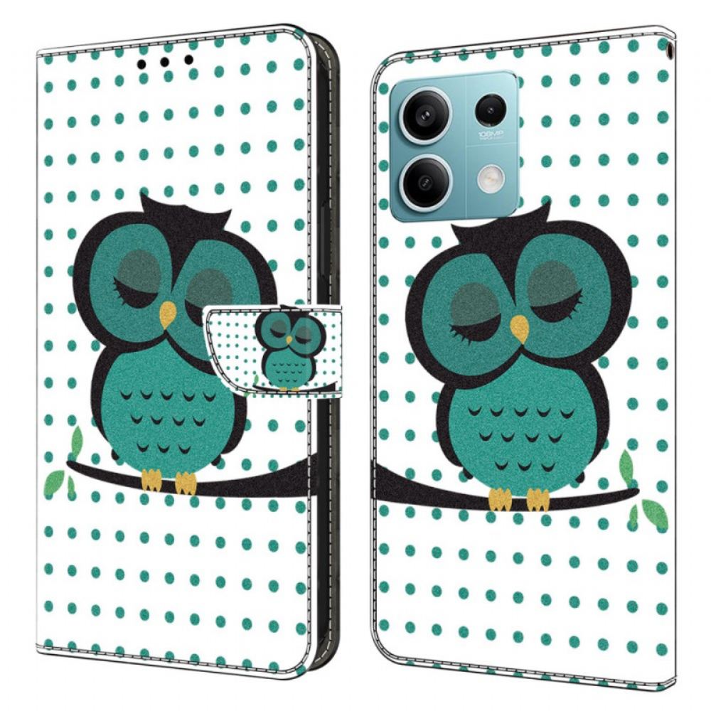 Peněženková Pouzdra Xiaomi Redmi Note 13 5g Spící Sova
