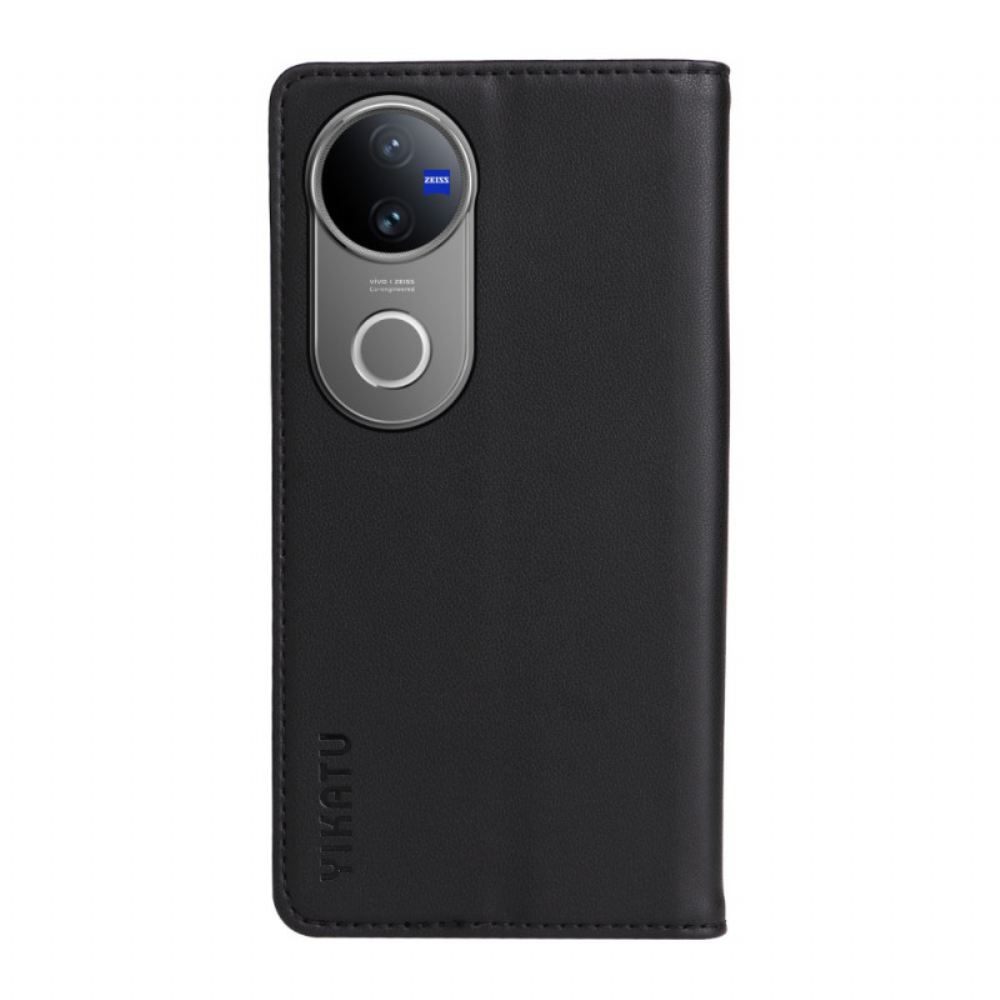 Kožené Pouzdro Folio Na Vivo V50 5g Yikatu