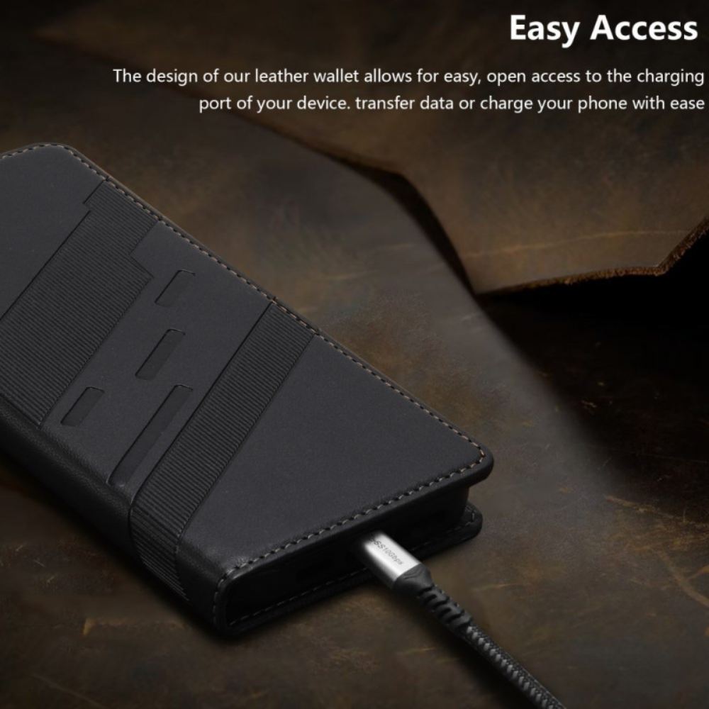 Kožené Pouzdro Folio Vivo V50 5g Punkový Styl