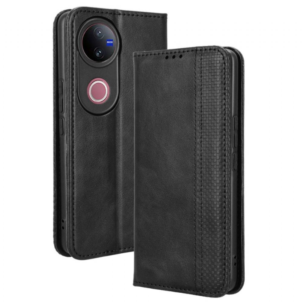 Kožené Pouzdro Vivo V50 5g Kryty Na Mobil Vintage Vlys