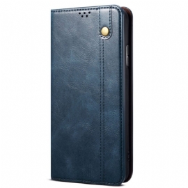 Kožené Pouzdro Vivo V50 5g Kryty Na Mobil Voskovaná Umělá Kůže