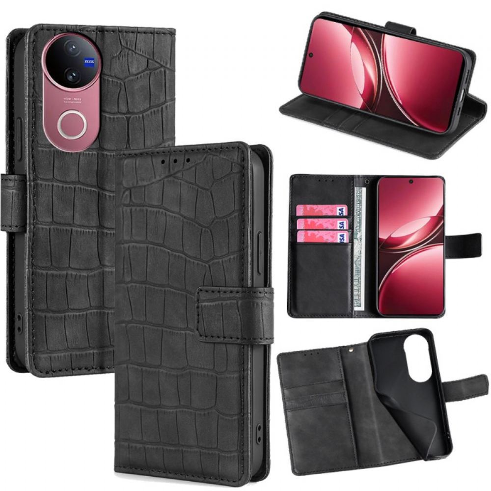 Kožený Kryt Na Vivo V50 5g Krokodýlí Textura