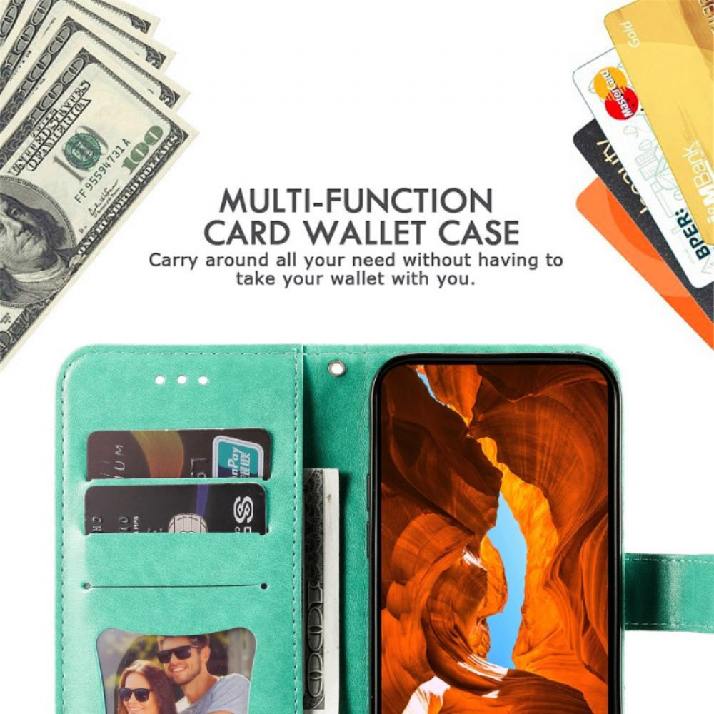 Kožený Kryt Na Vivo V50 5g Otisk Prstu Mandala