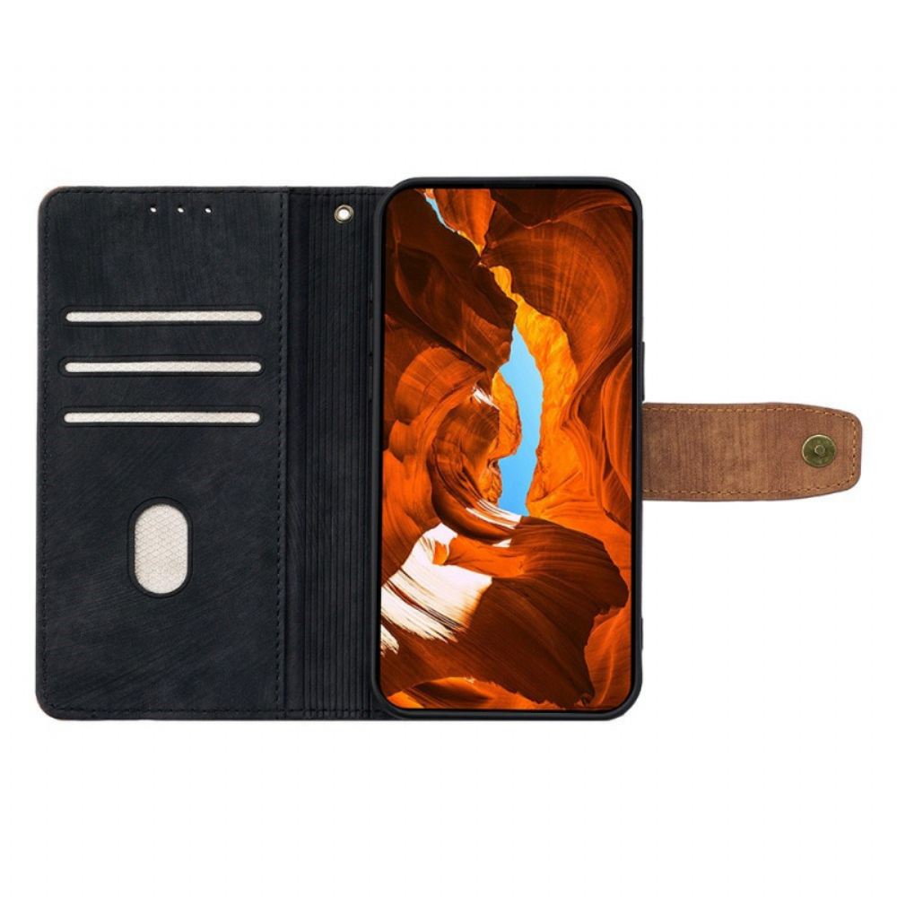 Peněženková Pouzdra Vivo V50 5g Dvoubarevný Vintage