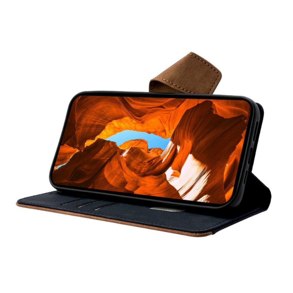 Peněženková Pouzdra Vivo V50 5g Dvoubarevný Vintage