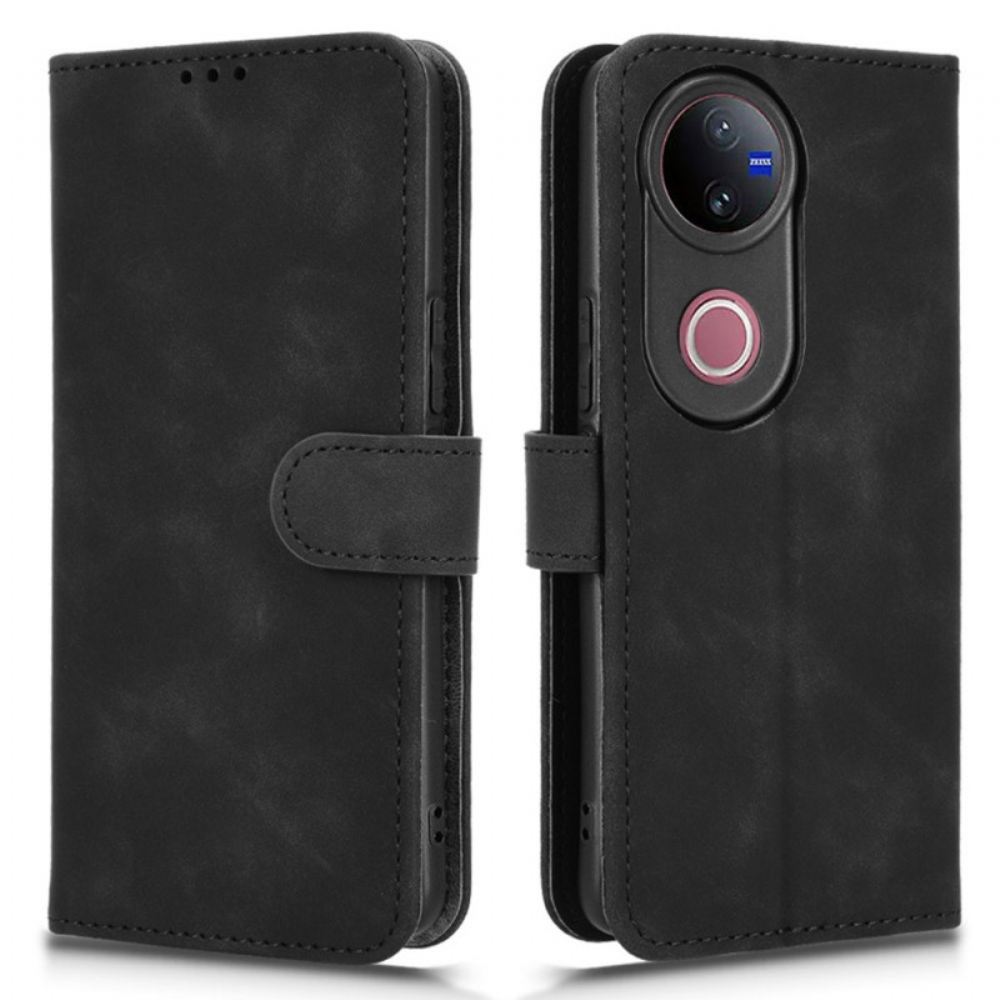 Peněženková Pouzdra Vivo V50 5g Kryty Na Mobil Kožený Efekt