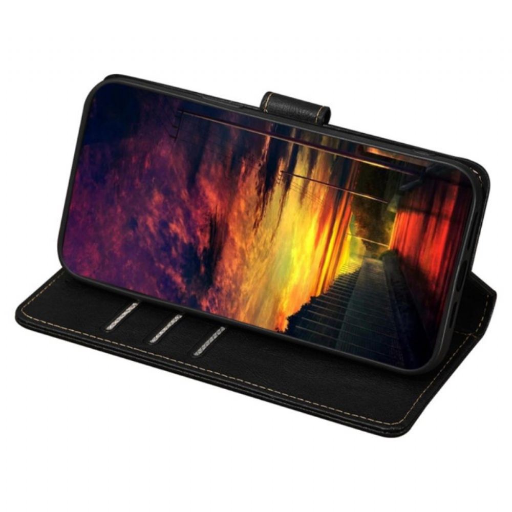 Peněženková Pouzdra Vivo V50 5g Kryty Na Mobil Vintage Rfid Ochrana