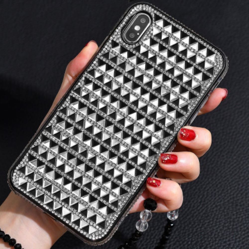 Kryt Na iPhone XS Max Diamanty Trojúhelníku