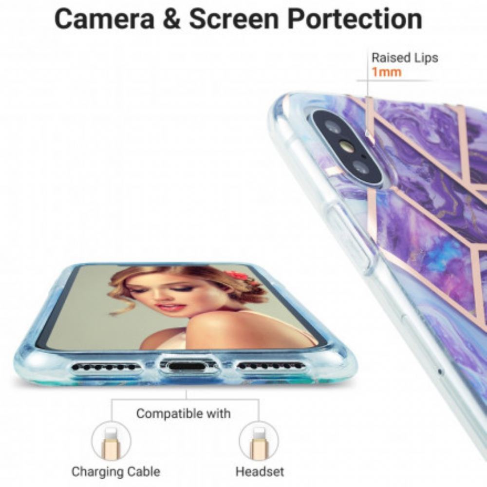 Kryt Na iPhone XS Max Mramorový Design