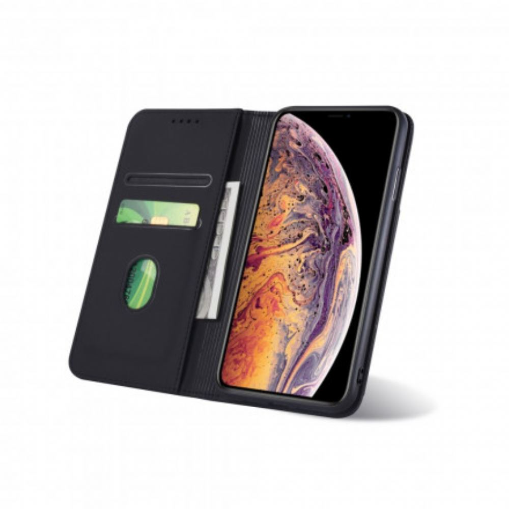 Kryty Na Mobil Na iPhone XS Max Flipové Pouzdro Držák Podpůrné Karty