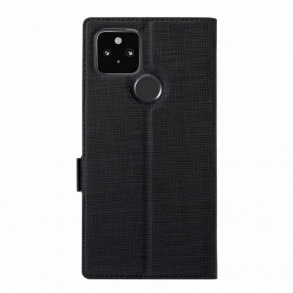 Kryty Na Mobil Na Google Pixel 5 Flipové Pouzdro Texturovaný Vili Dmx