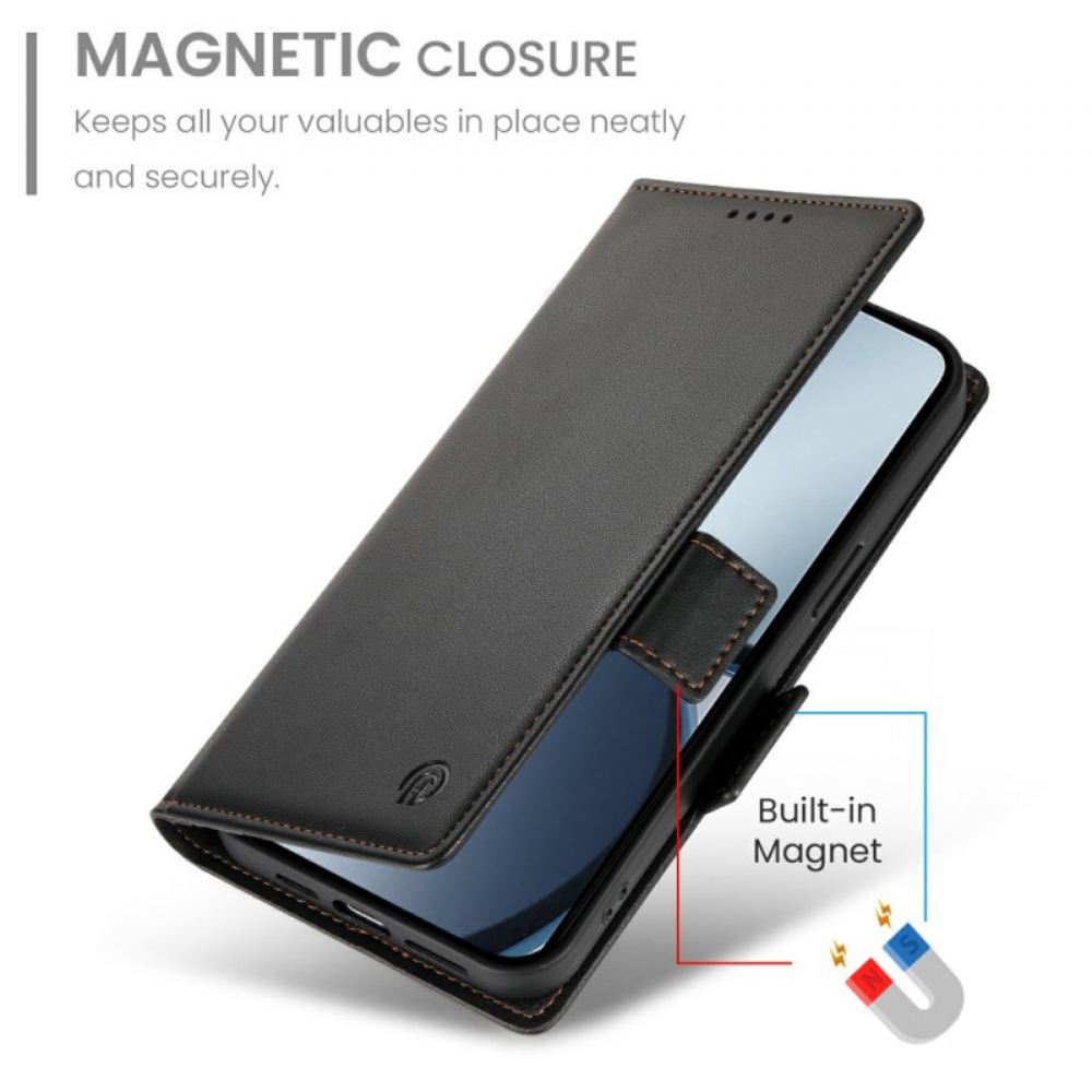 Kožené Pouzdro Folio Na Realme C75 Nýt