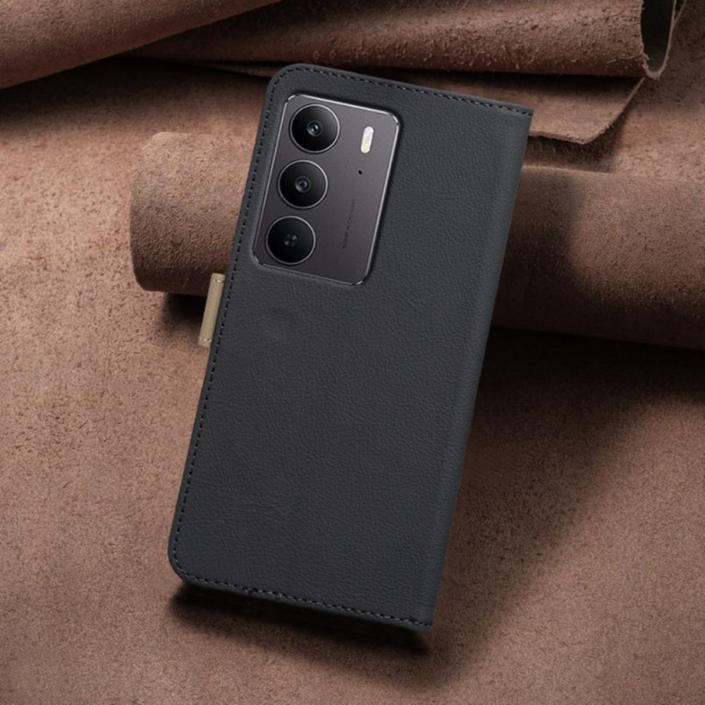 Kožený Kryt Na Realme C75 Binfen Color Květinový Vzor