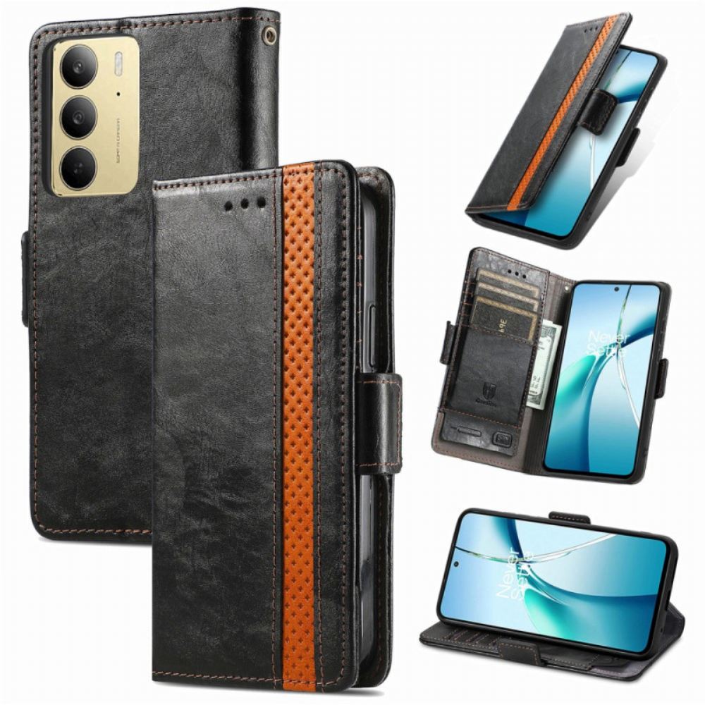 Kožený Kryt Na Realme C75 Caseneo Rfid Blokování