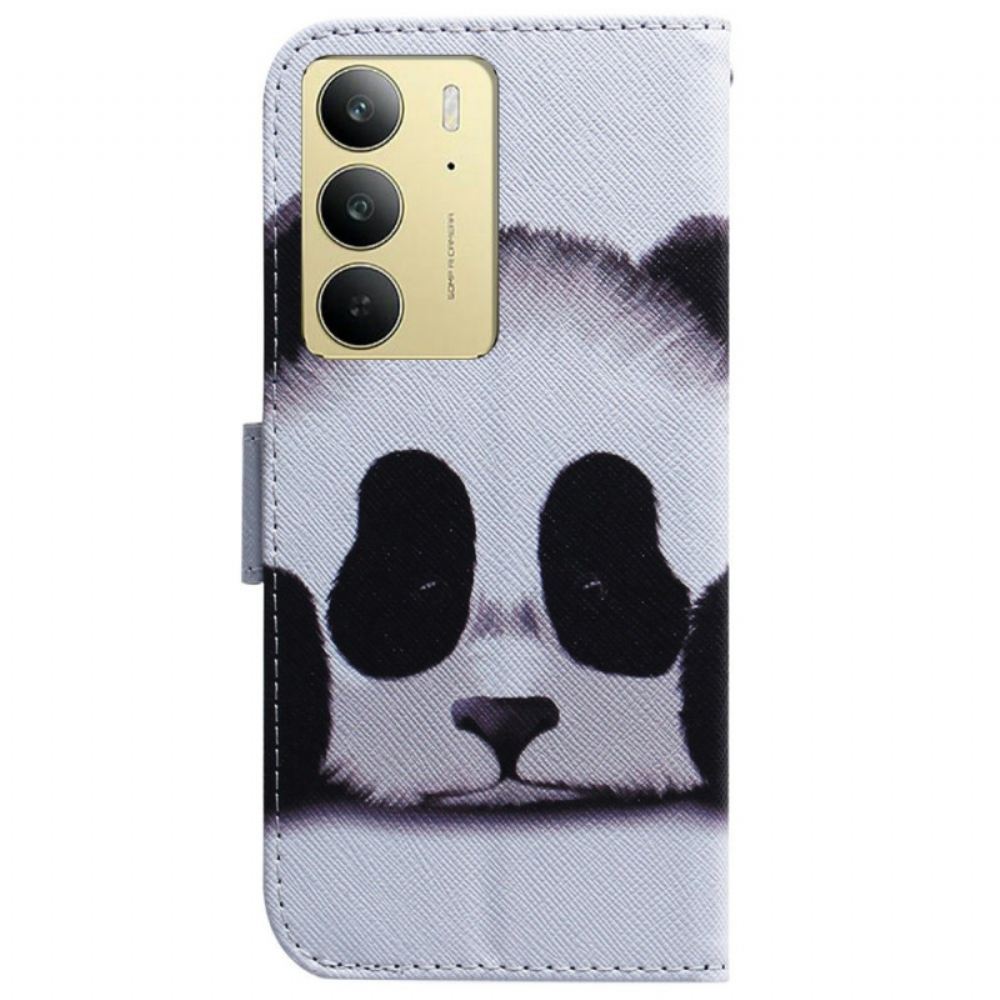 Kožený Kryt Na Realme C75 Panda