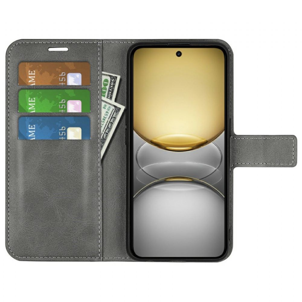 Kožený Kryt Na Realme C75 Kožený Styl