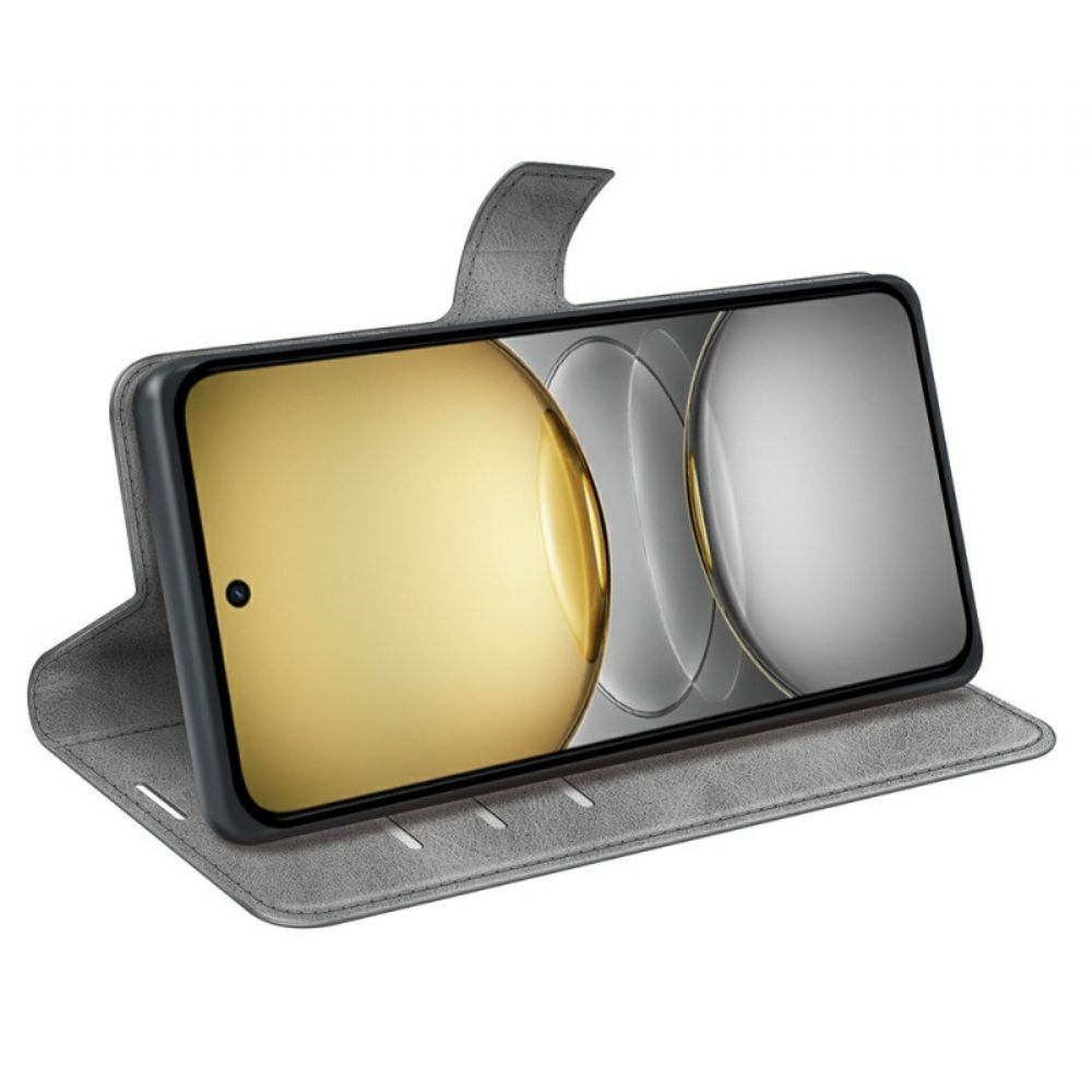 Kožený Kryt Na Realme C75 Kožený Styl