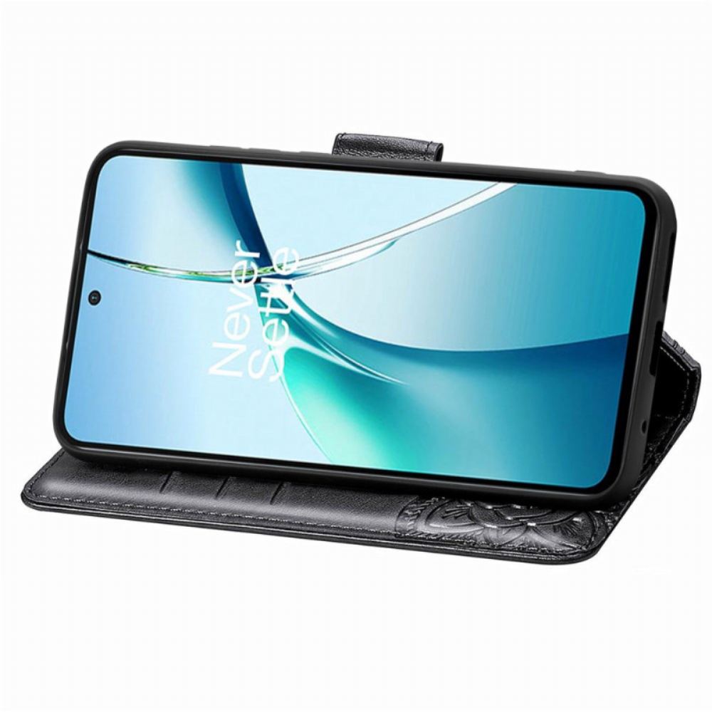 Kožený Kryt Realme C75 Barokní Motýl