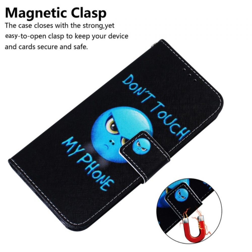 Kožený Kryt Realme C75 Emoji Telefon