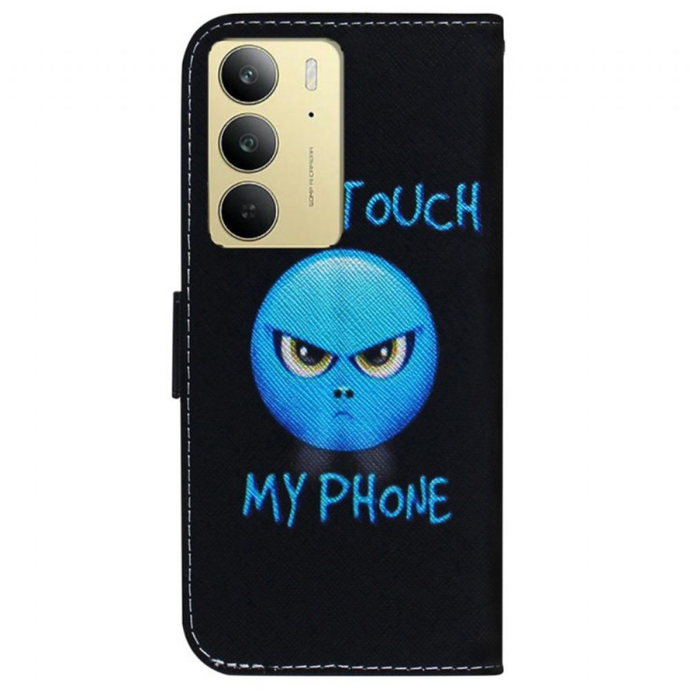 Kožený Kryt Realme C75 Emoji Telefon
