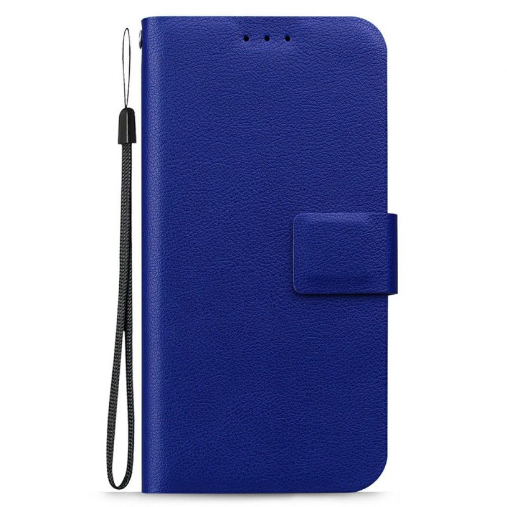 Kožený Kryt Realme C75 Monochromatický