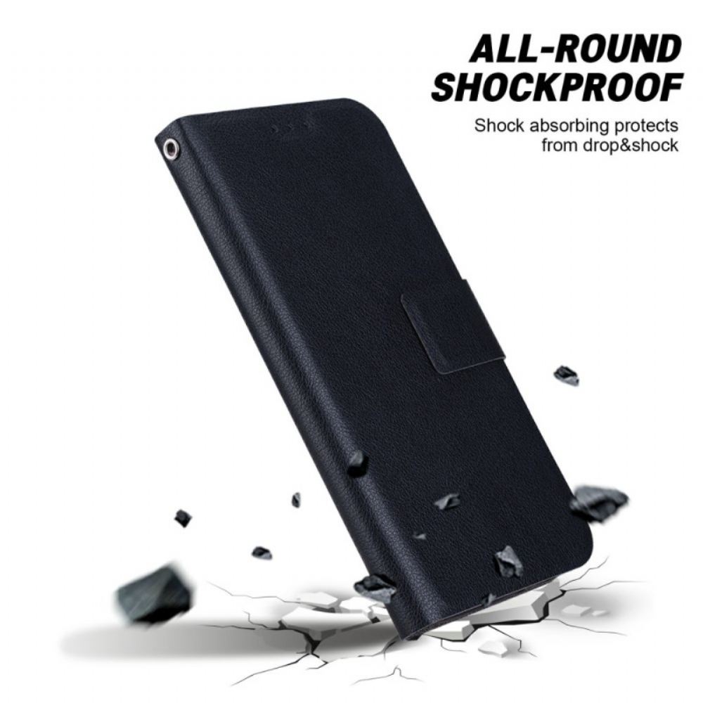 Kožený Kryt Realme C75 Monochromatický