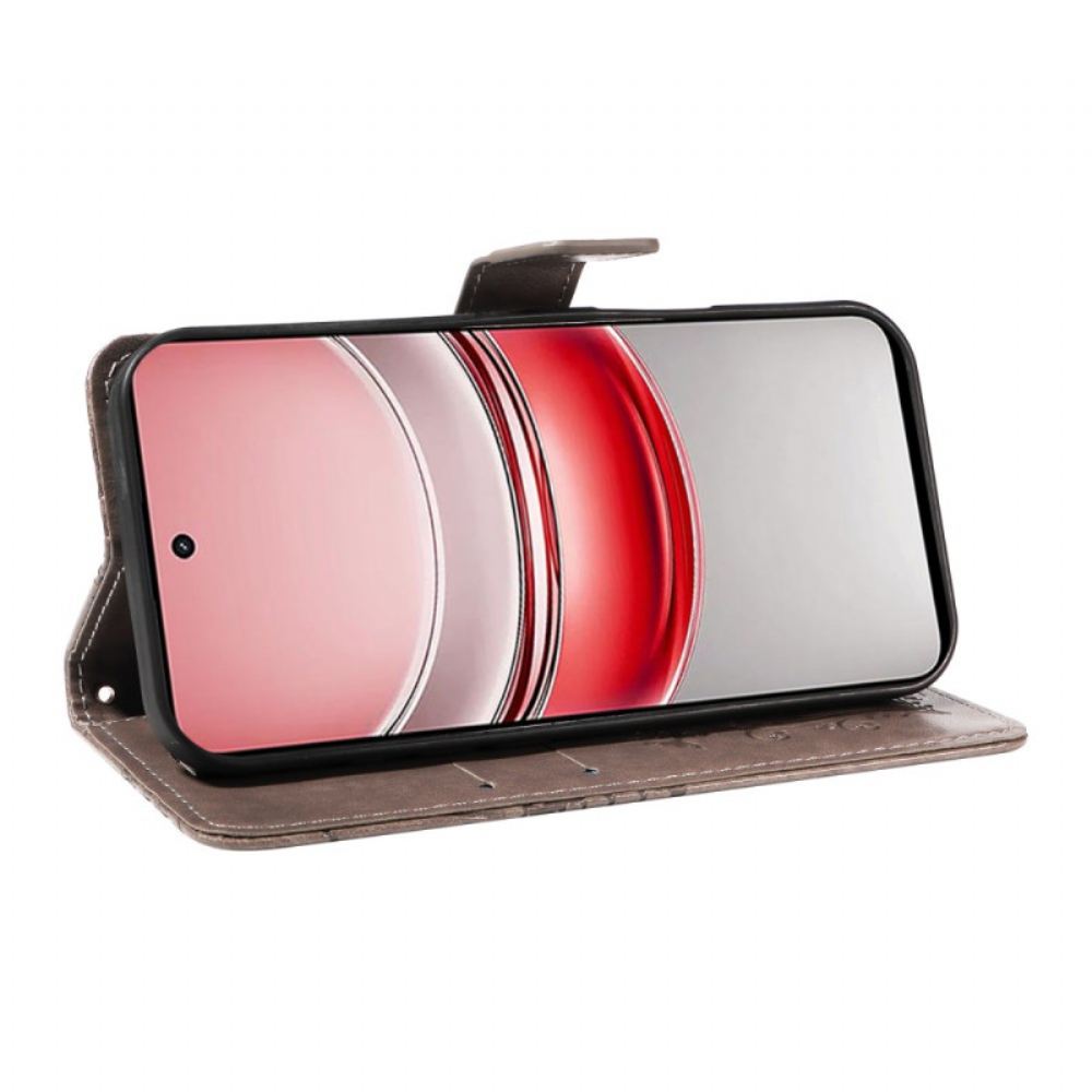 Kožený Kryt Realme C75 Obří Motýli