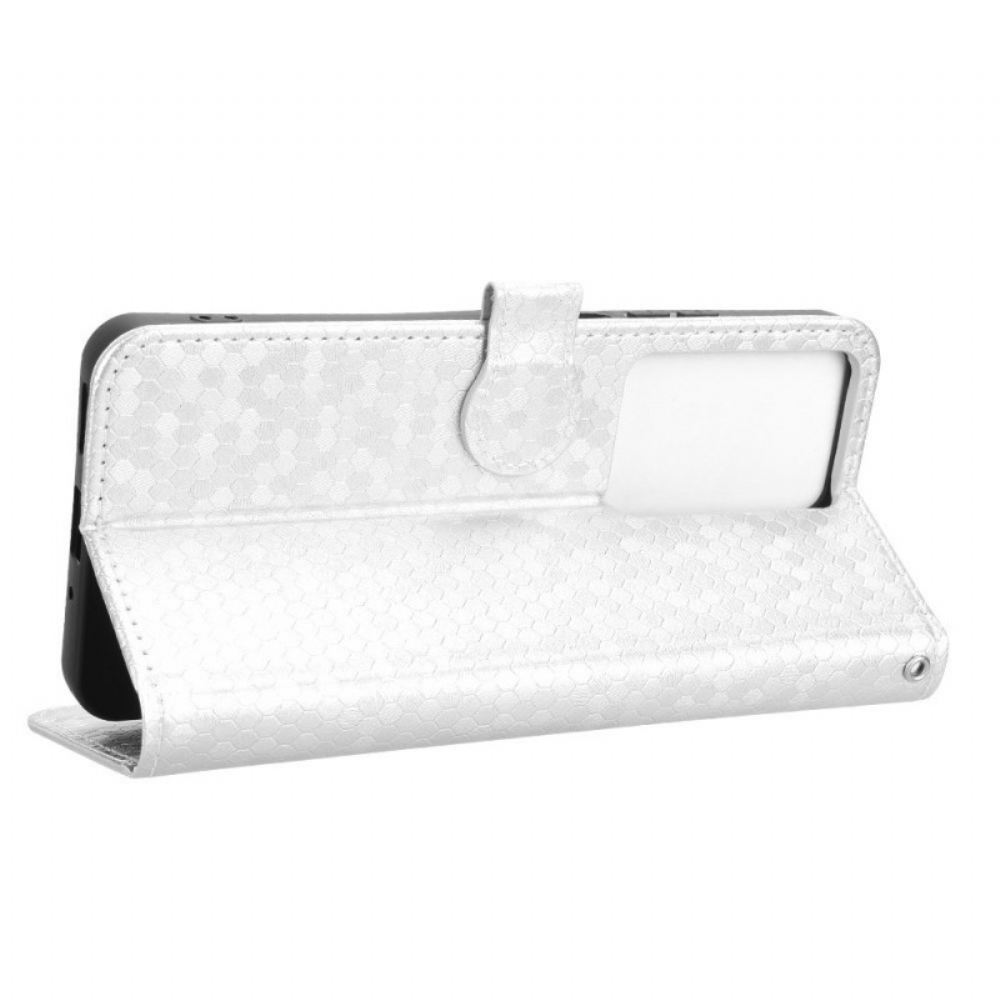 Kožený Kryt Realme C75 Třpytivé Tečky