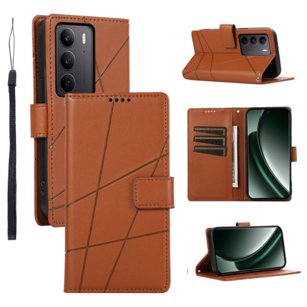 Peněženková Pouzdra Realme C75 Linie