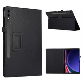 Pouzdro Samsung Galaxy Tab S9 Plus Kožený Efekt