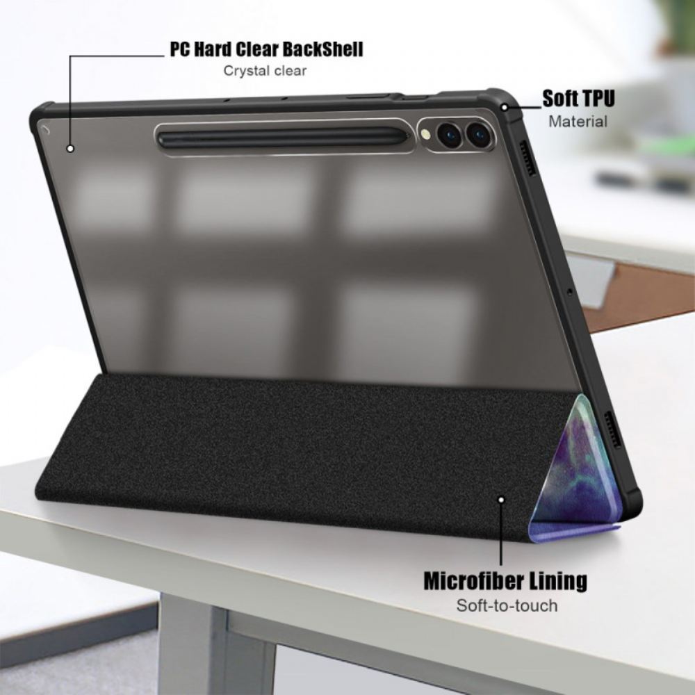 Samsung Galaxy Tab S9 Plus Průhledná Zadní Část Galaxie
