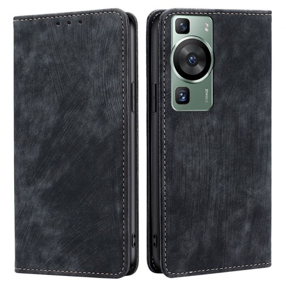 Kryty Na Mobil Na Huawei P60 Pro Flipové Pouzdro Vintage Série