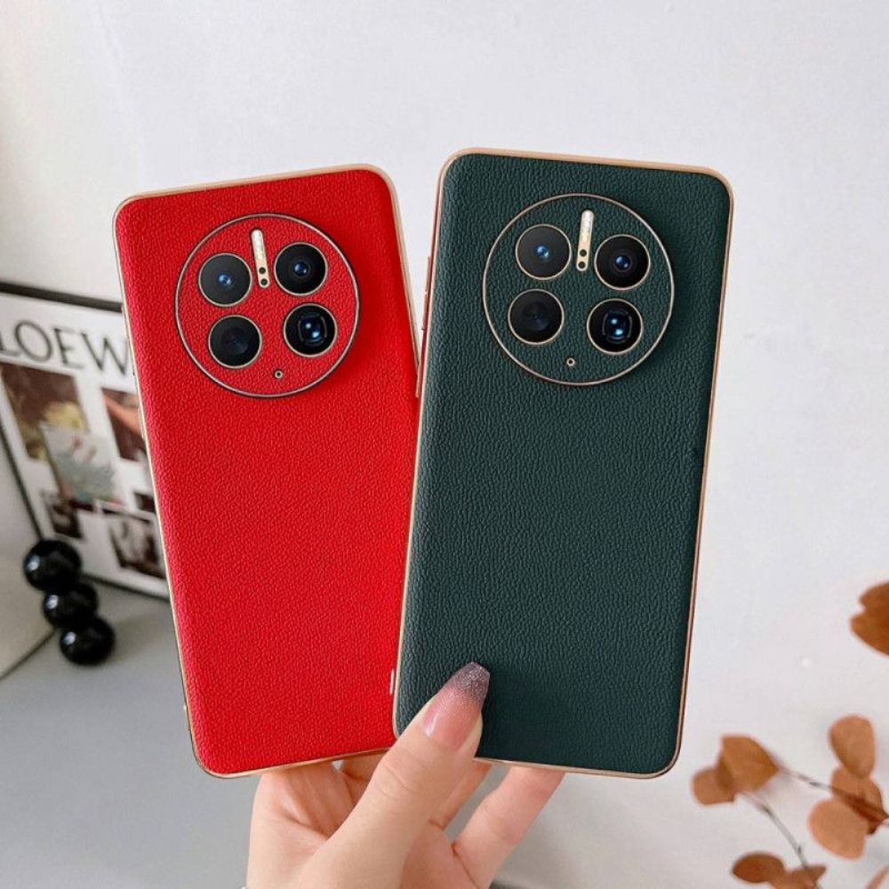 Kryty Na Mobil Na Huawei Mate 50 Pro Elegance Z Pravé Kůže