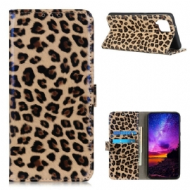 Flipové Pouzdro Na Samsung Galaxy A42 5G Leopard