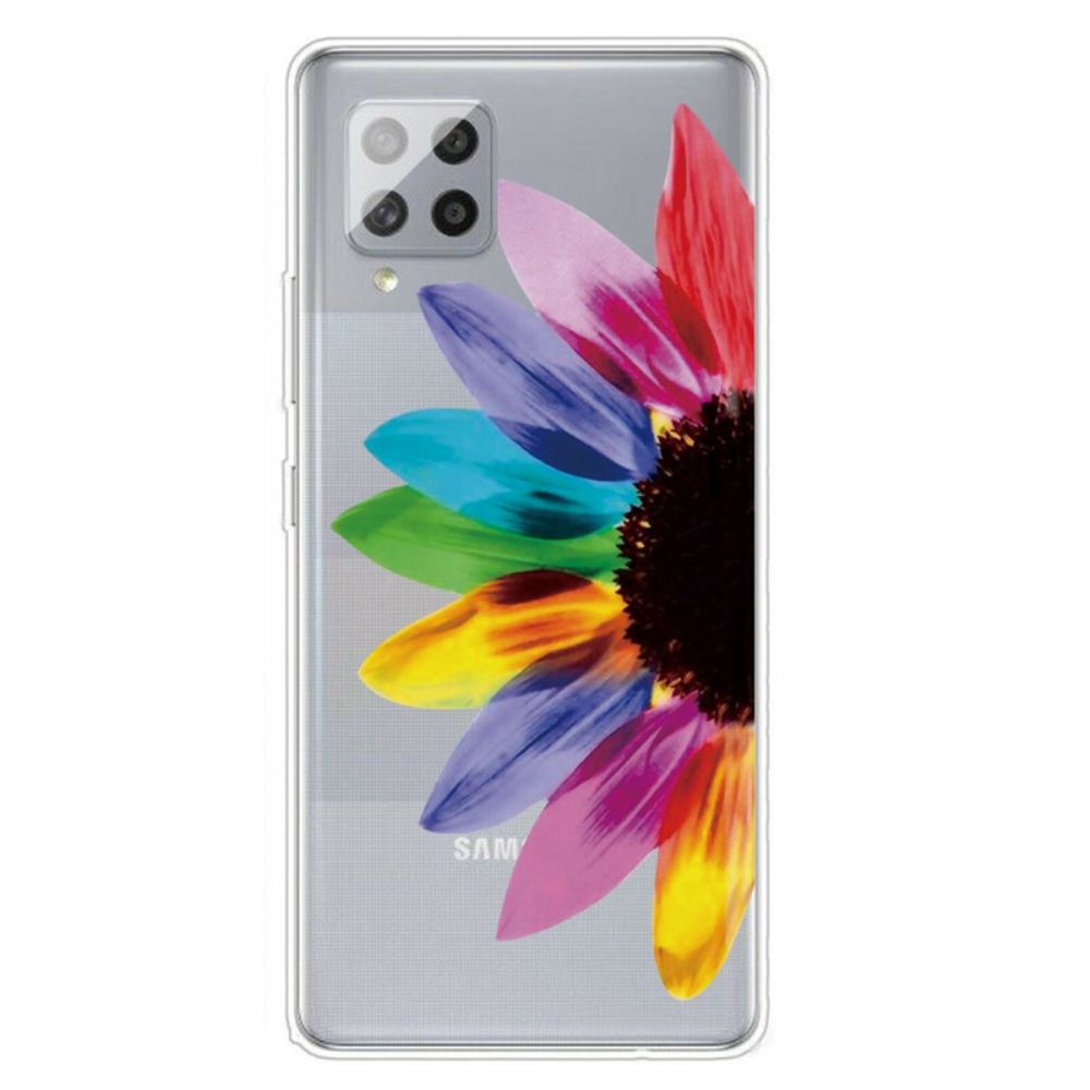 Kryt Na Samsung Galaxy A42 5G Barevný Květ