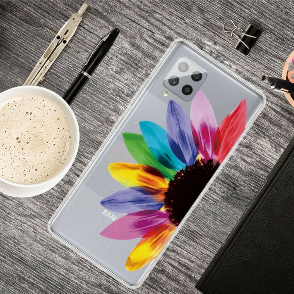 Kryt Na Samsung Galaxy A42 5G Barevný Květ