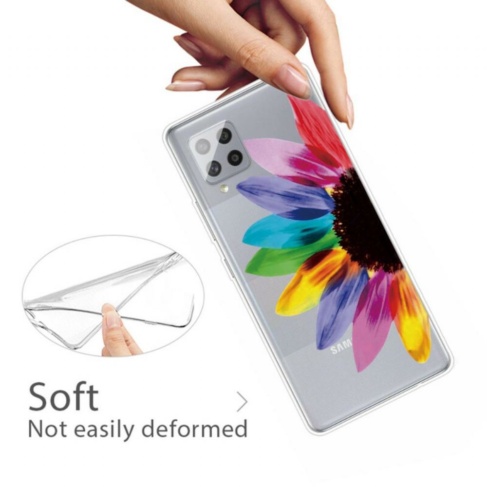 Kryt Na Samsung Galaxy A42 5G Barevný Květ