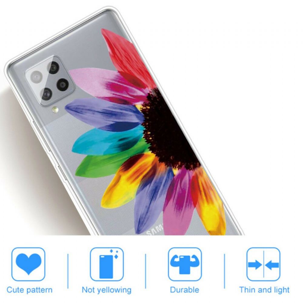 Kryt Na Samsung Galaxy A42 5G Barevný Květ