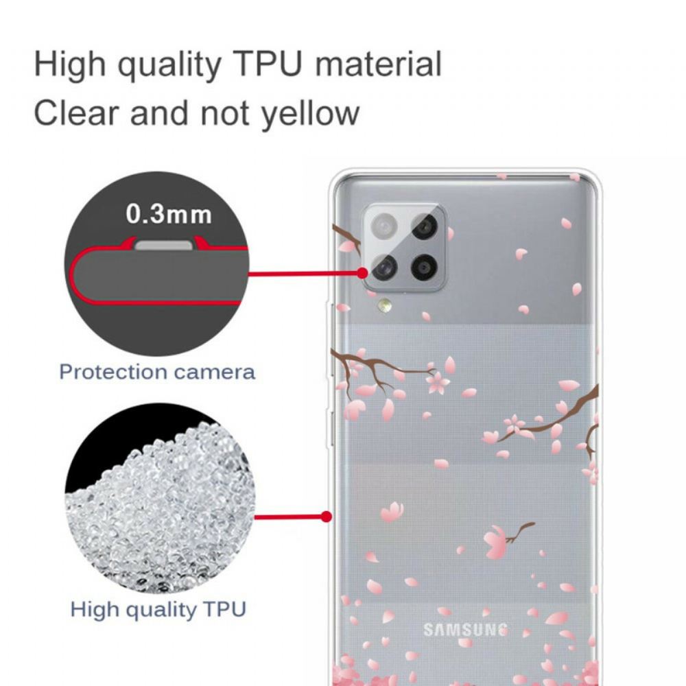 Kryt Na Samsung Galaxy A42 5G Kvetoucí Větve